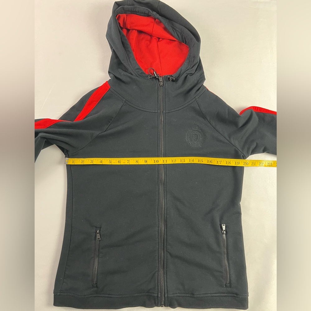 Lauren Active Ralph Lauren Black & Red Full Zipper Hoodie - Picture 8 of 10